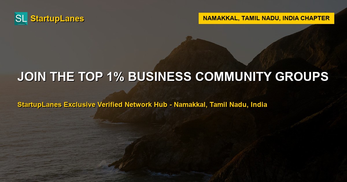 Business WhatsApp Groups in Namakkal
