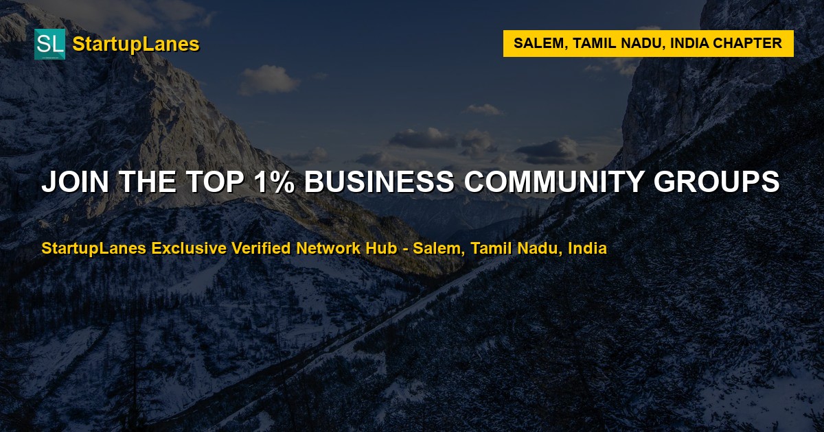 Business WhatsApp Groups in Salem