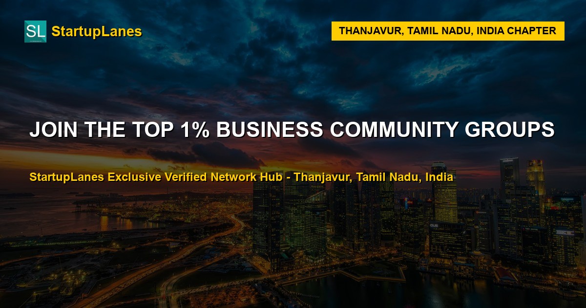 Business WhatsApp Groups in Thanjavur
