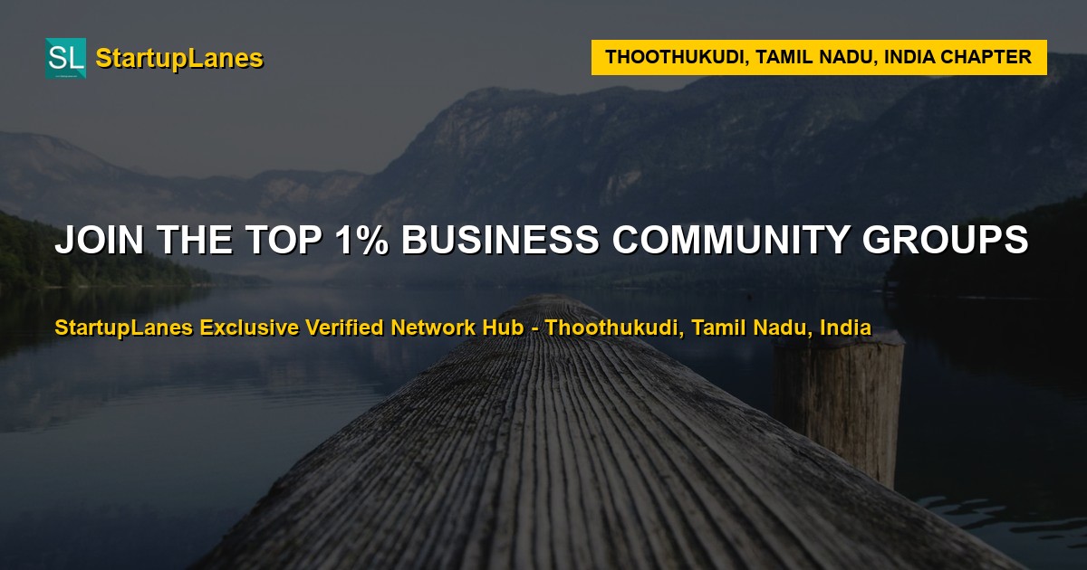Business WhatsApp Groups in Thoothukudi
