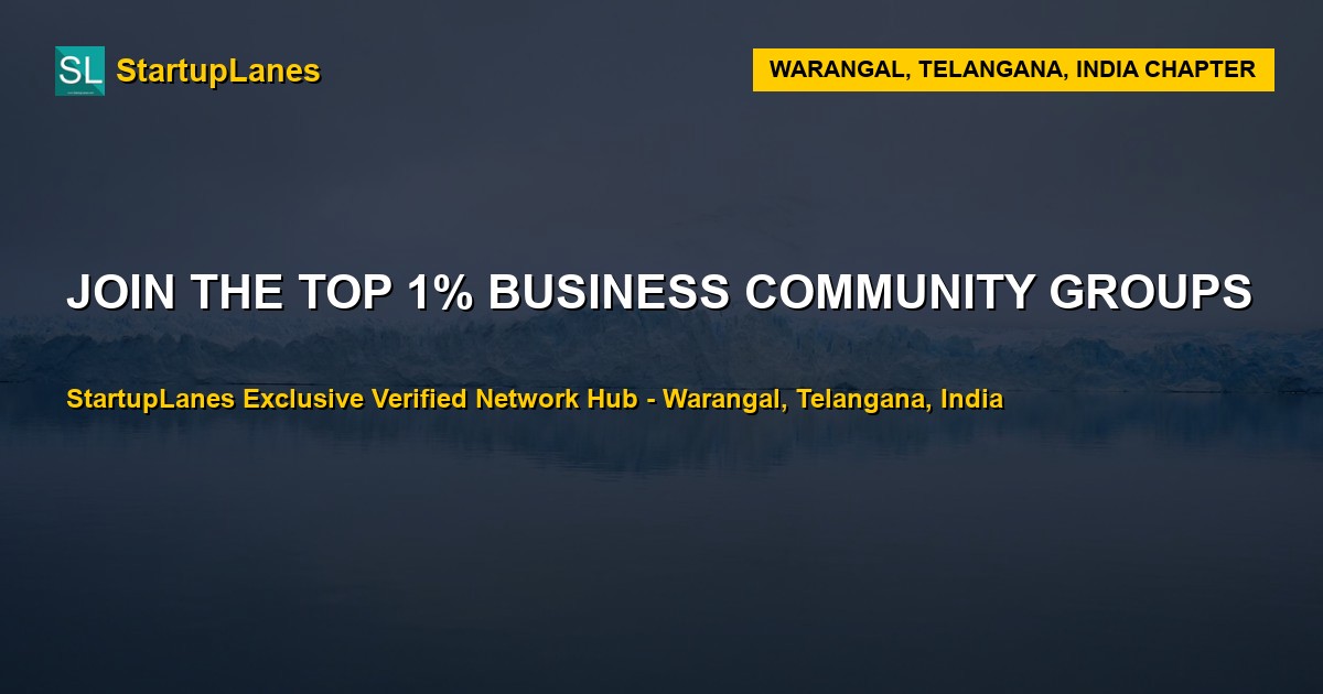 Business WhatsApp Groups in Warangal