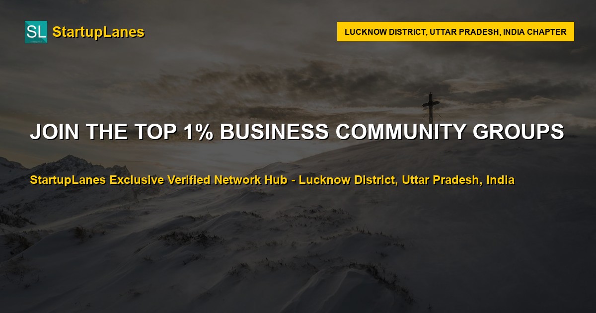 Business WhatsApp Groups in Lucknow District