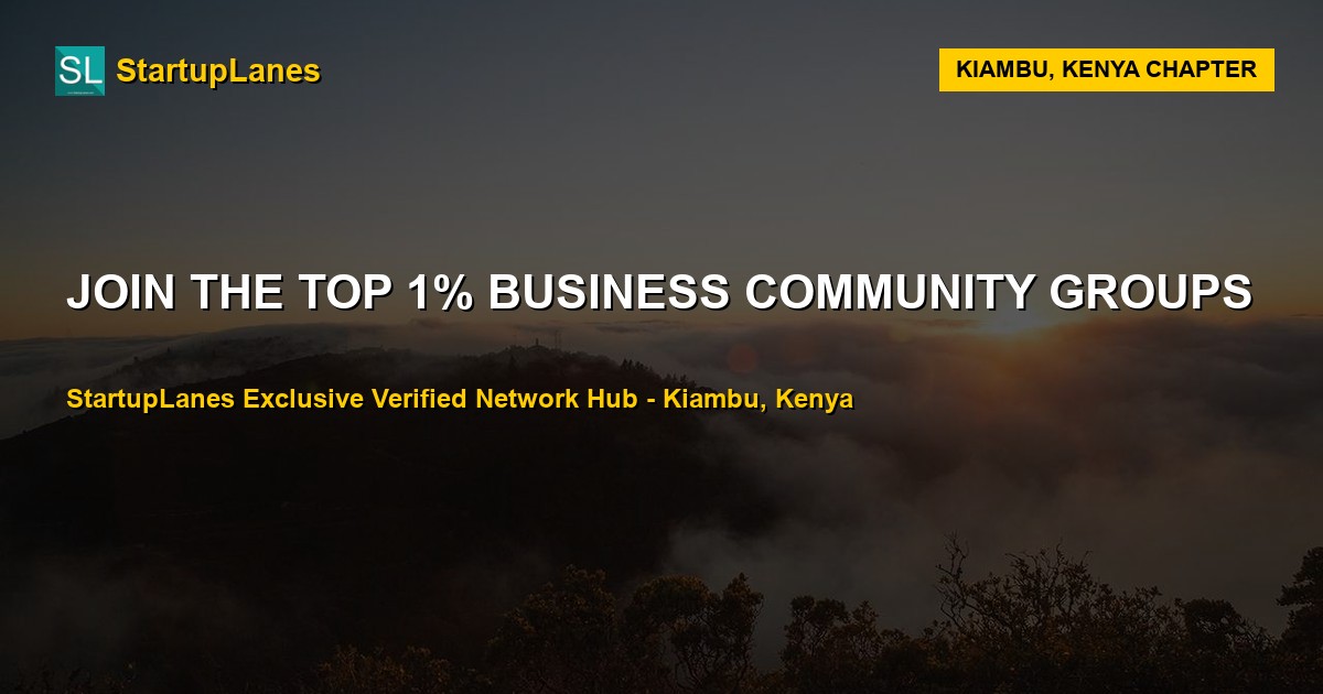Business WhatsApp Groups in Kiambu