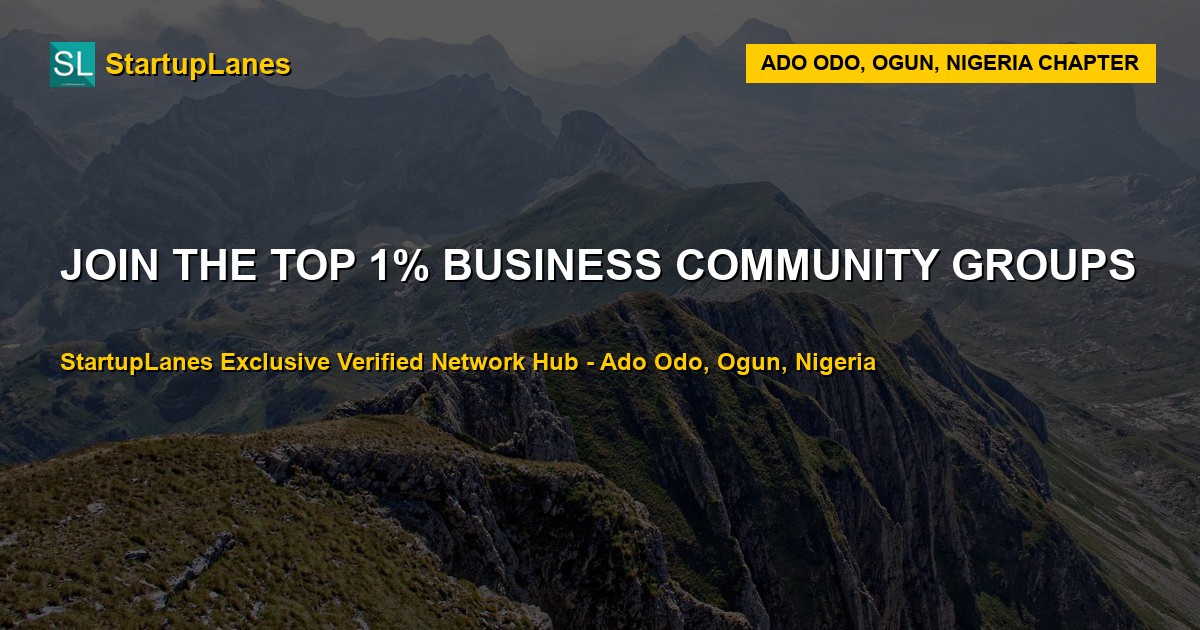 Business WhatsApp Groups in Ado Odo