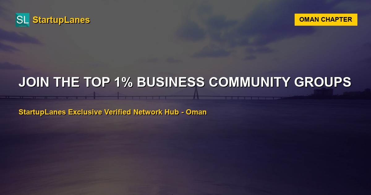 Business WhatsApp Groups in Oman