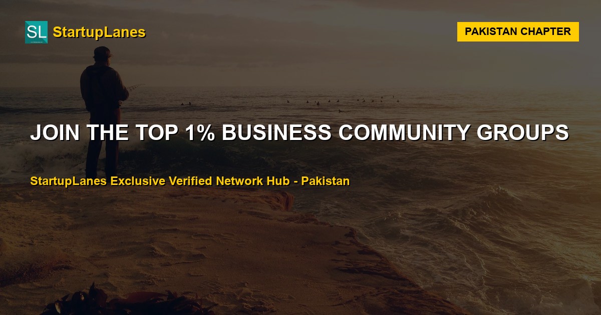 Business WhatsApp Groups in Pakistan