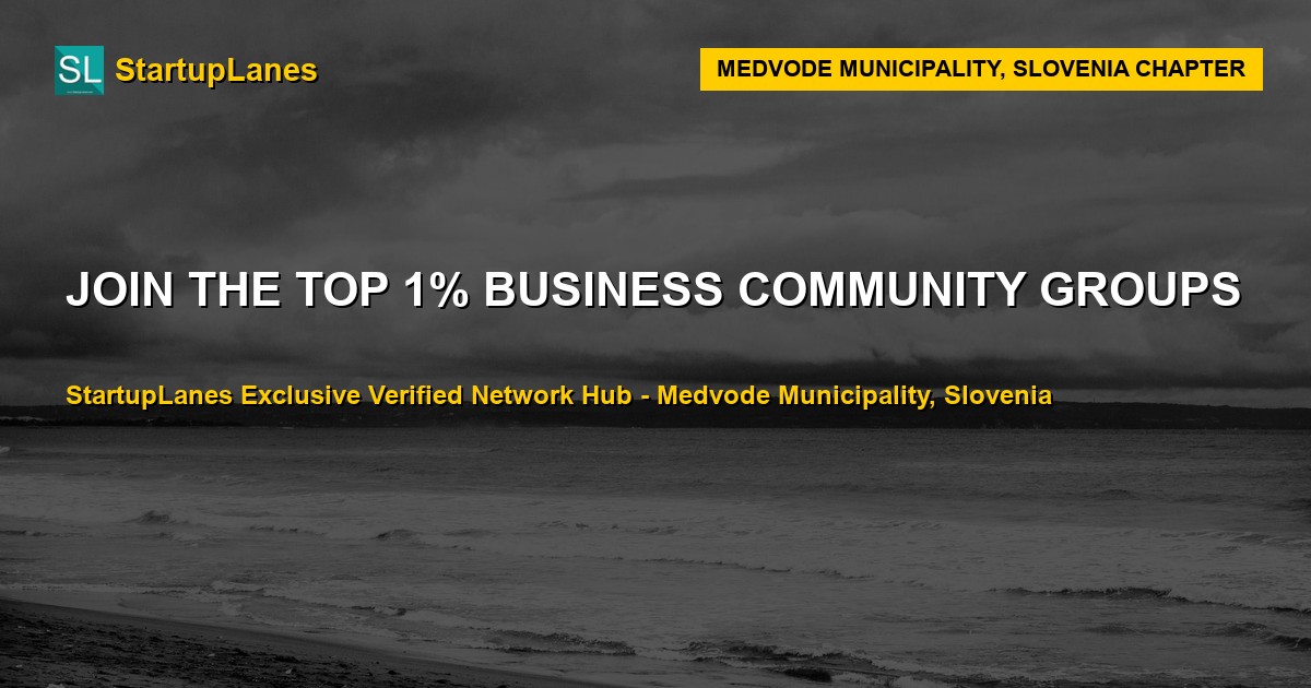 Business WhatsApp Groups in Medvode Municipality