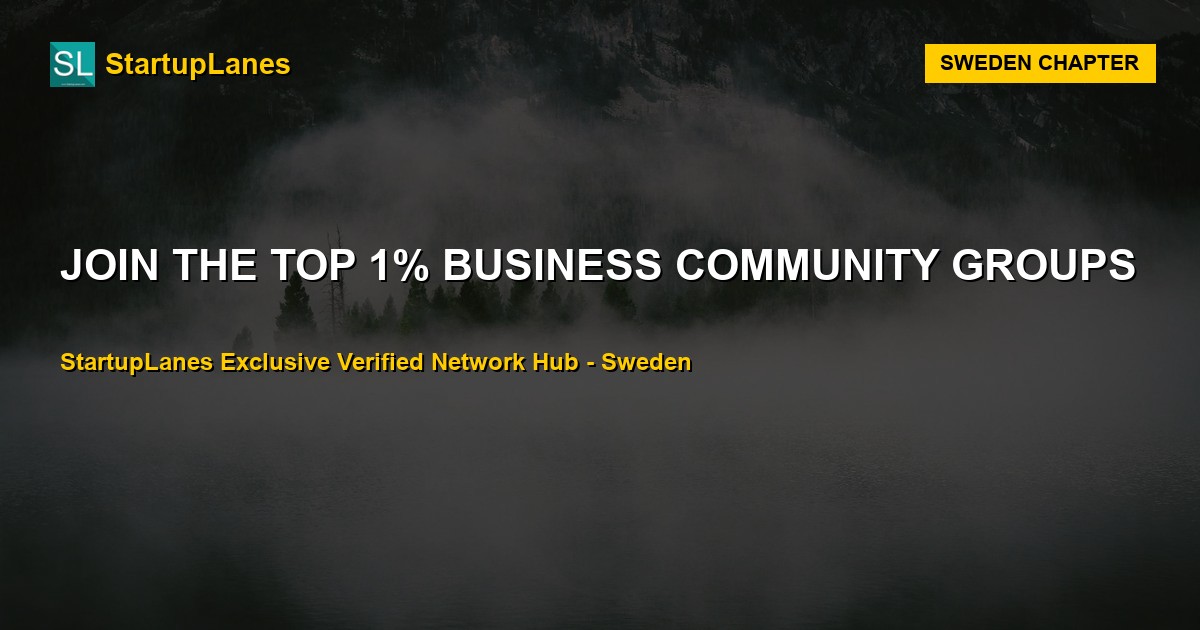 Business WhatsApp Groups in Sweden