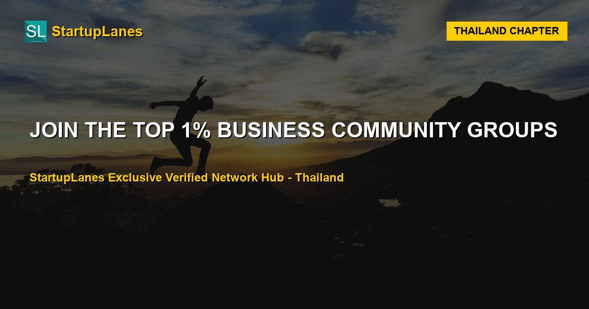 Business WhatsApp Groups in Thailand