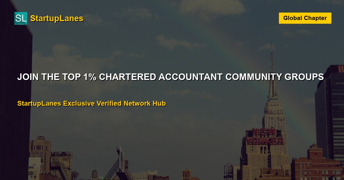 Chartered Accountant WhatsApp Groups Directory