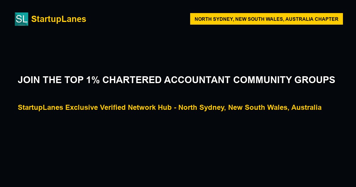 Chartered Accountant WhatsApp Groups in North Sydney