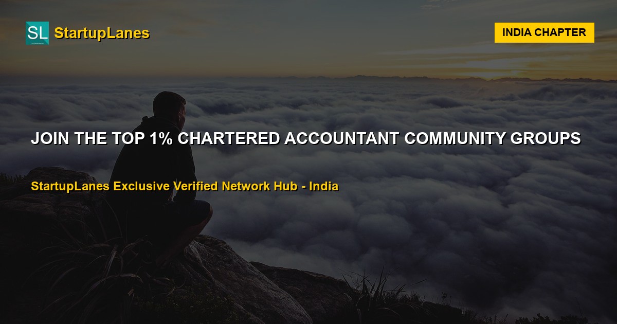 Chartered Accountant WhatsApp Groups in India