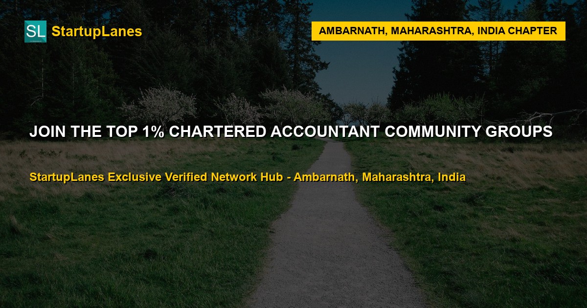 Chartered Accountant WhatsApp Groups in Ambarnath