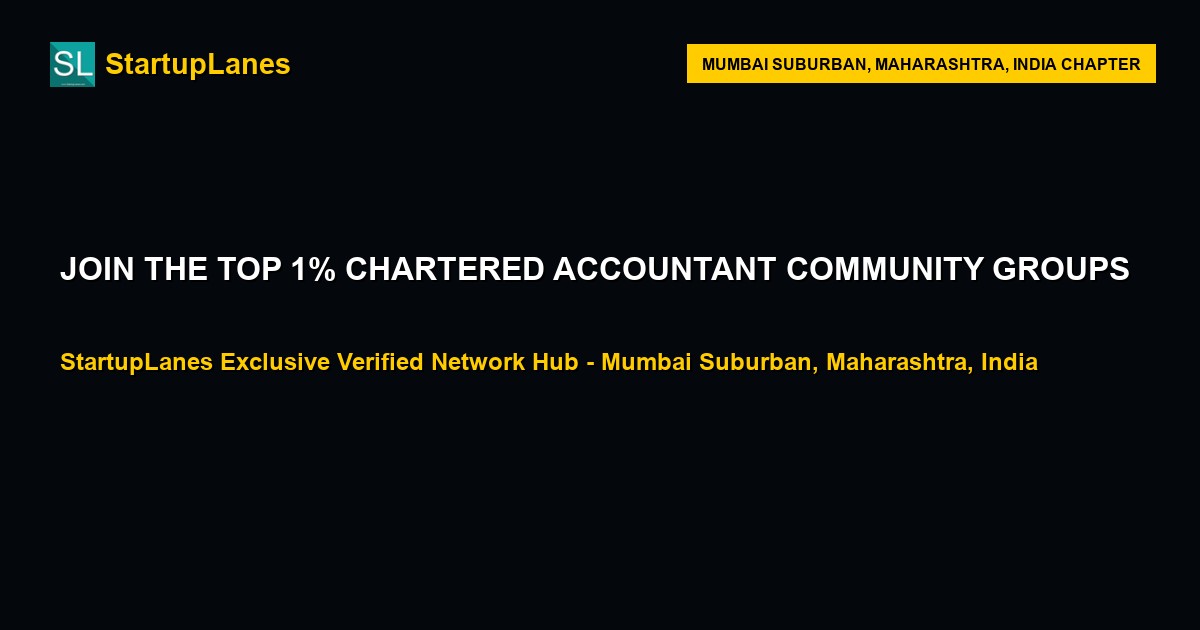 Chartered Accountant WhatsApp Groups in Mumbai Suburban