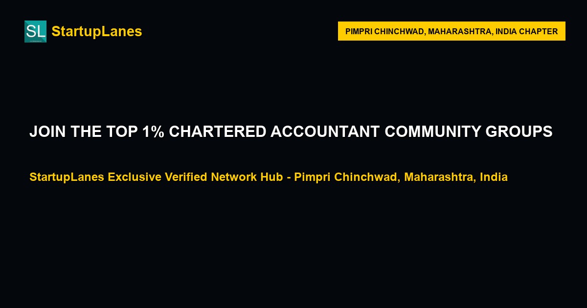 Chartered Accountant WhatsApp Groups in Pimpri Chinchwad