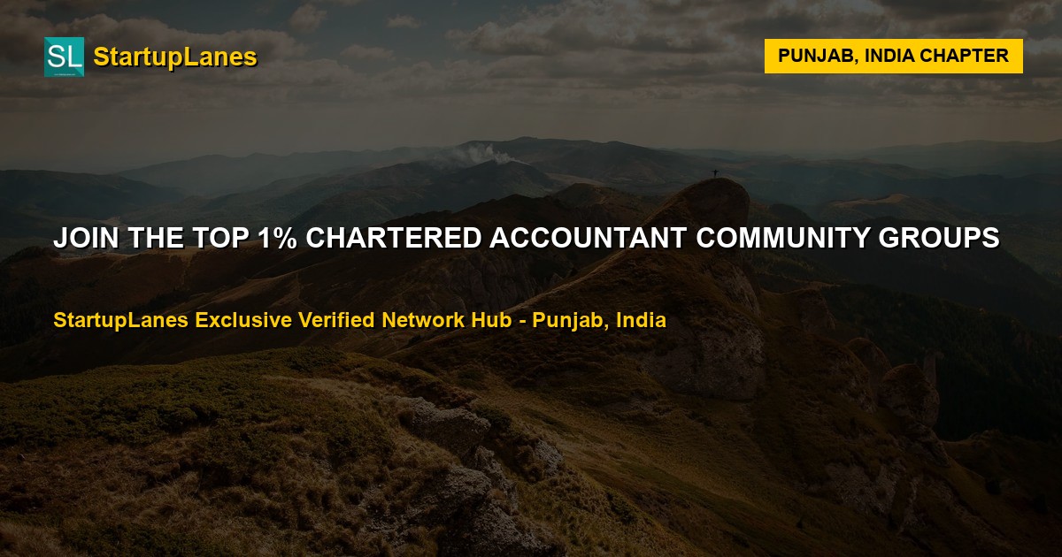 Chartered Accountant WhatsApp Groups in Punjab