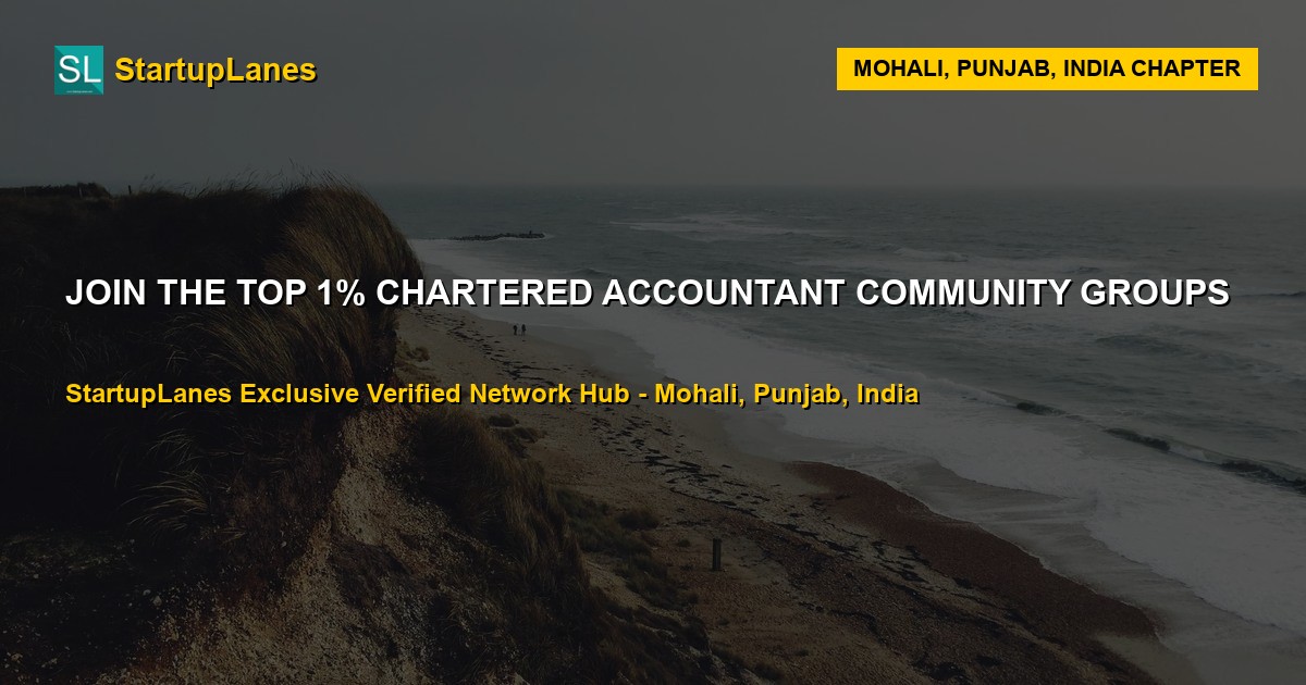 Chartered Accountant WhatsApp Groups in Mohali