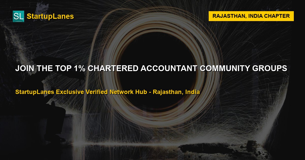 Chartered Accountant WhatsApp Groups in Rajasthan