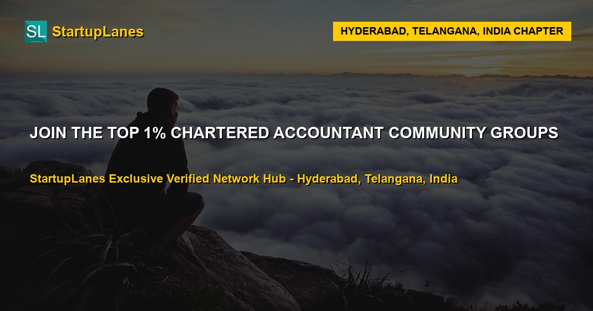 Chartered Accountant WhatsApp Groups in Hyderabad