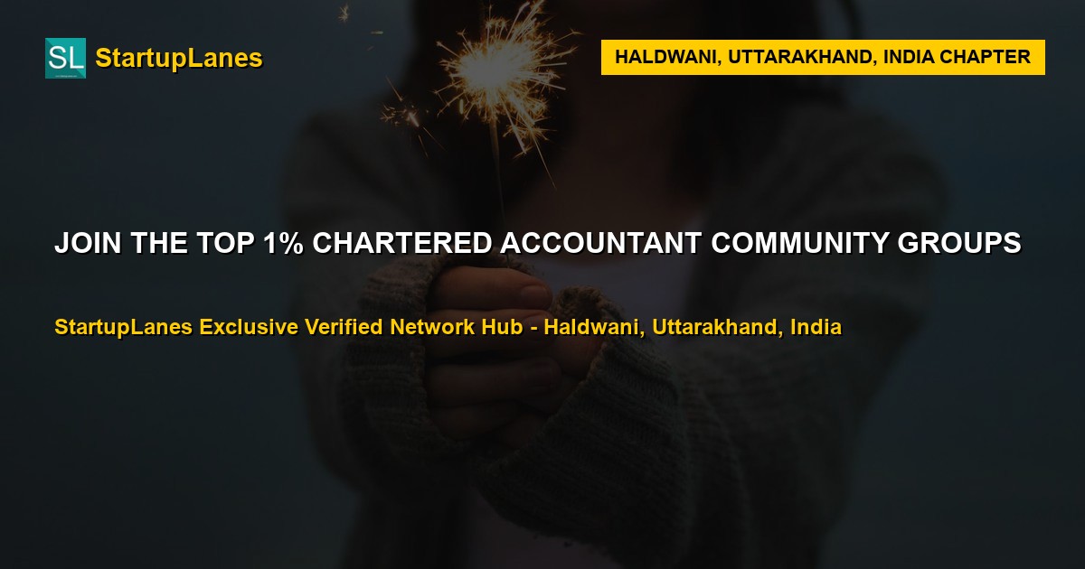 Chartered Accountant WhatsApp Groups in Haldwani