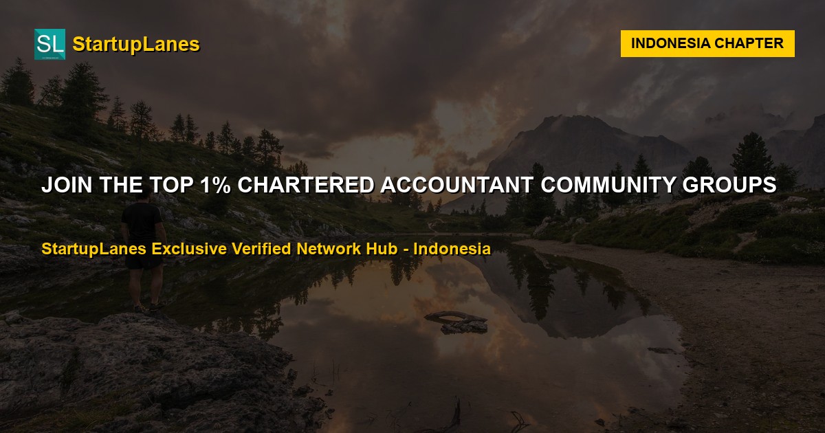 Chartered Accountant WhatsApp Groups in Indonesia