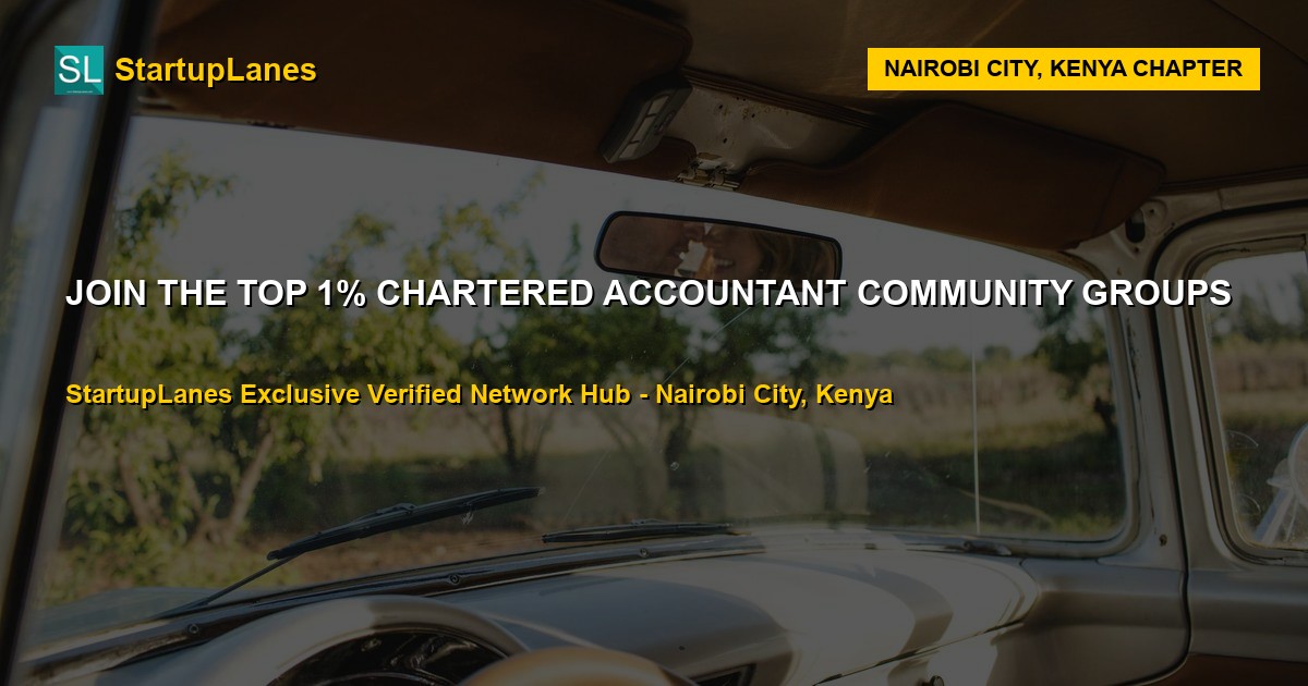 Chartered Accountant WhatsApp Groups in Nairobi City