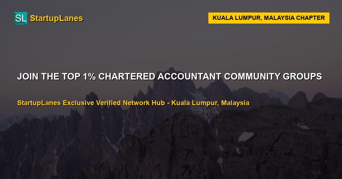 Chartered Accountant WhatsApp Groups in Kuala Lumpur
