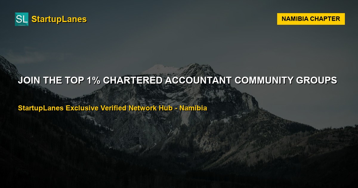 Chartered Accountant WhatsApp Groups in Namibia