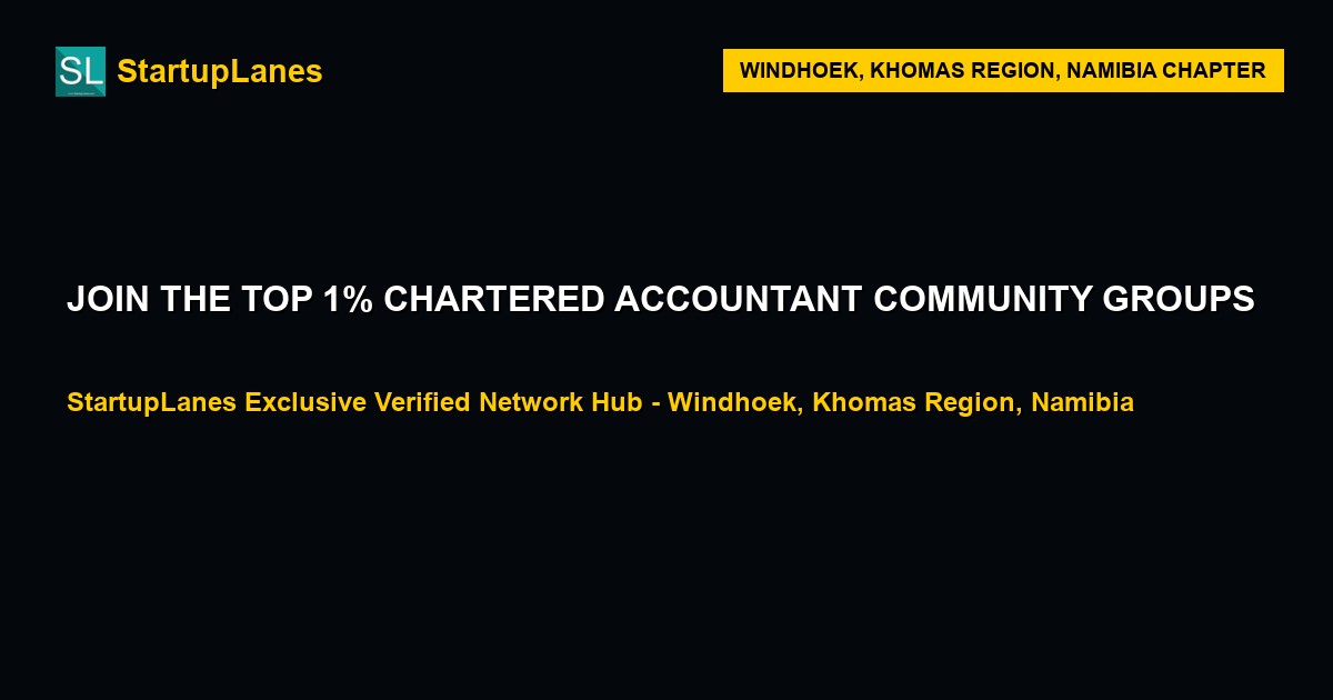 Chartered Accountant WhatsApp Groups in Windhoek