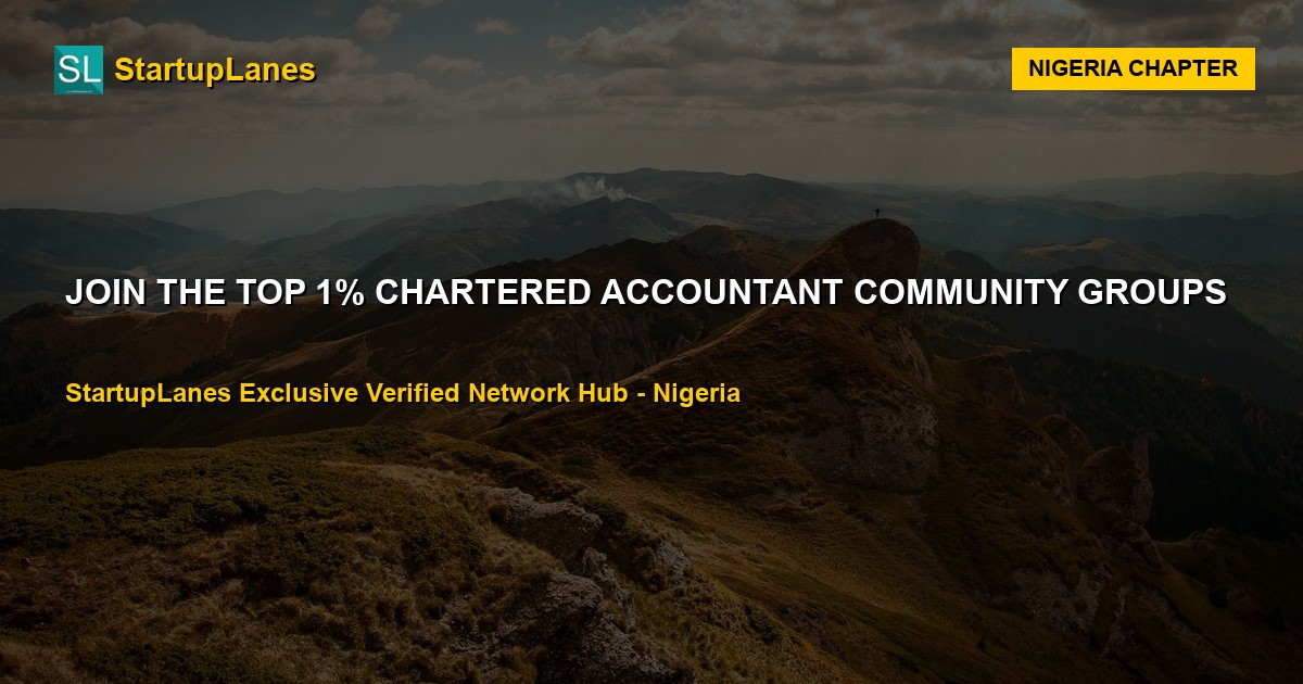 Chartered Accountant WhatsApp Groups in Nigeria