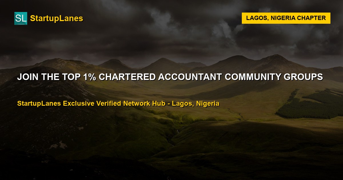 Chartered Accountant WhatsApp Groups in Lagos