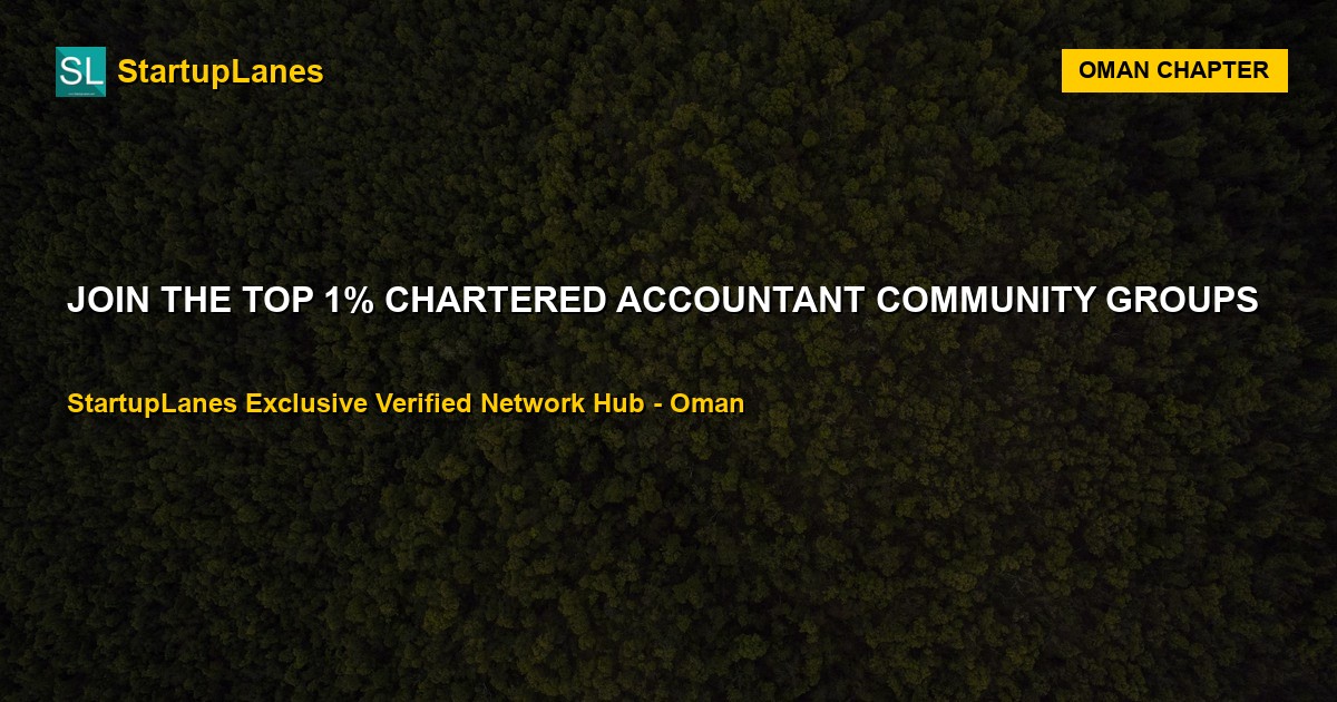 Chartered Accountant WhatsApp Groups in Oman