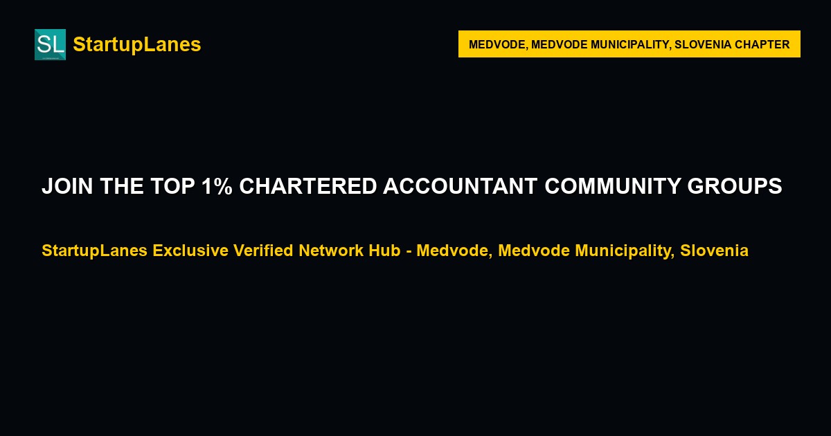 Chartered Accountant WhatsApp Groups in Medvode