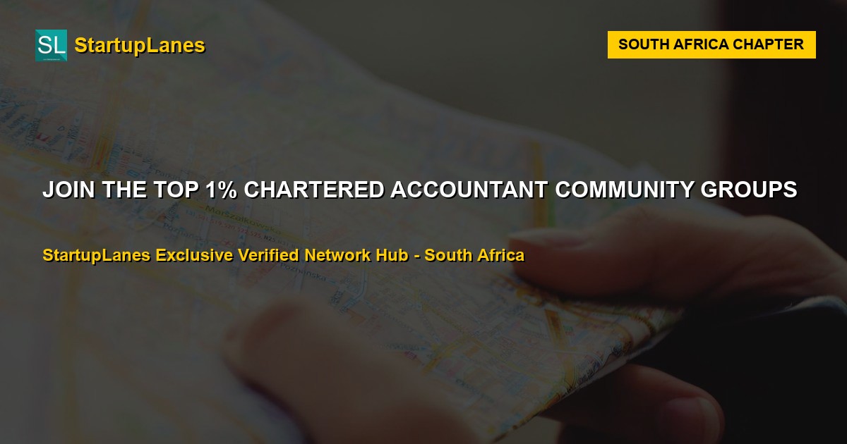 Chartered Accountant WhatsApp Groups in South Africa