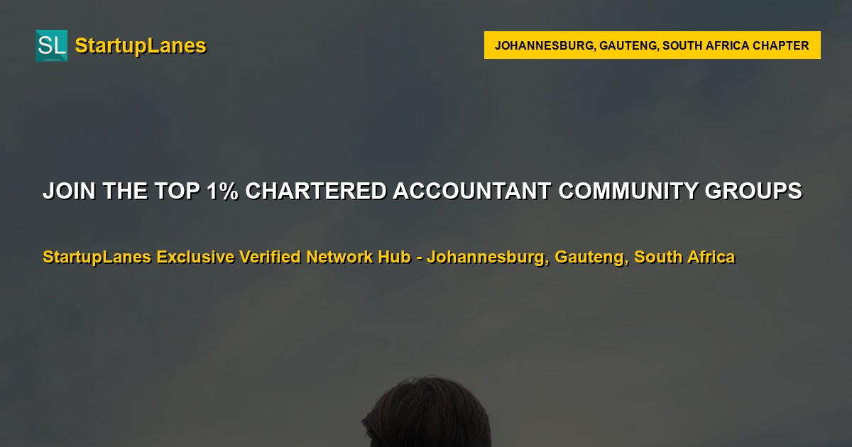 Chartered Accountant WhatsApp Groups in Johannesburg