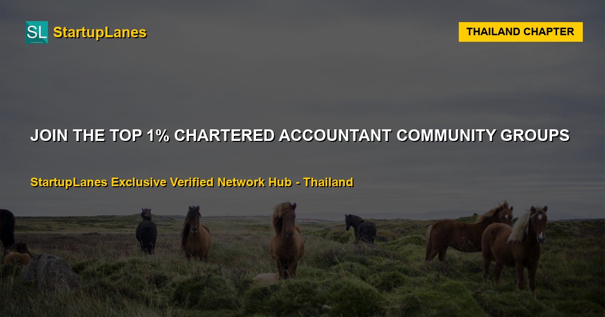 Chartered Accountant WhatsApp Groups in Thailand