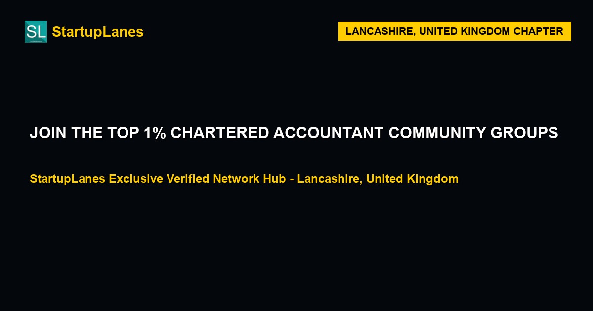 Chartered Accountant WhatsApp Groups in Lancashire