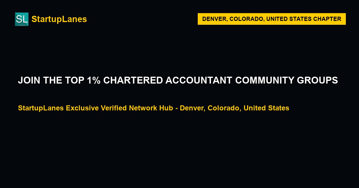 Chartered Accountant WhatsApp Groups in Denver