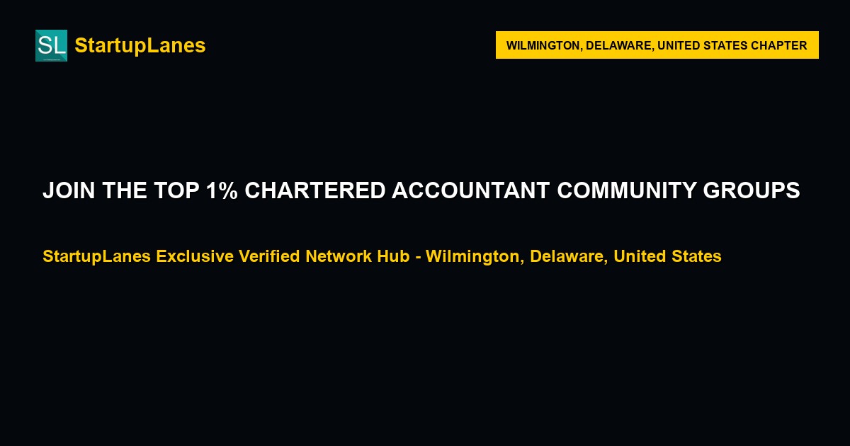 Chartered Accountant WhatsApp Groups in Wilmington