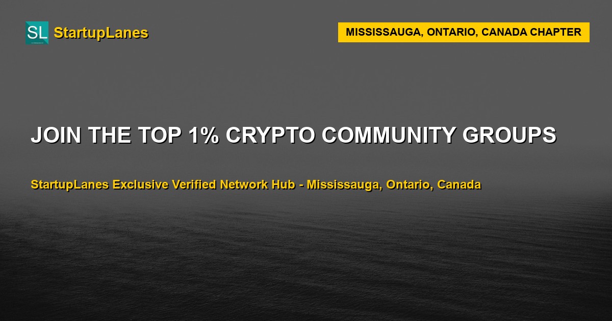 Crypto WhatsApp Groups in Mississauga