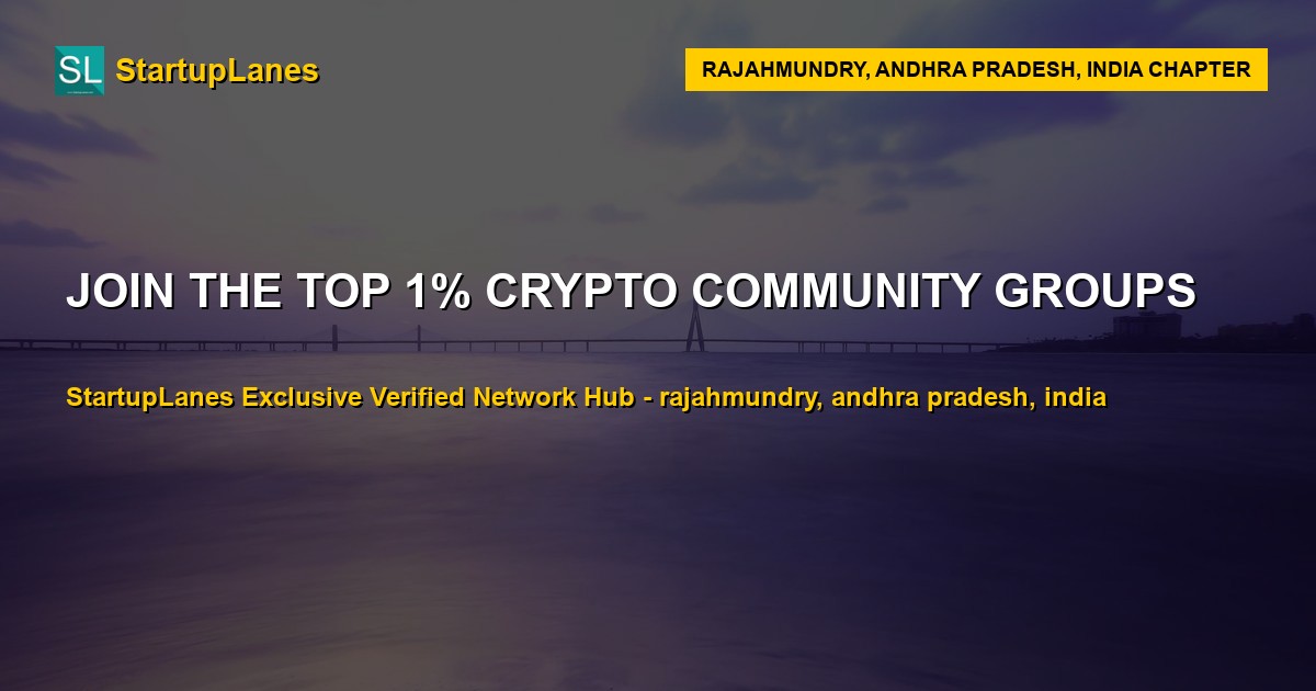 Crypto WhatsApp Groups in Rajahmundry