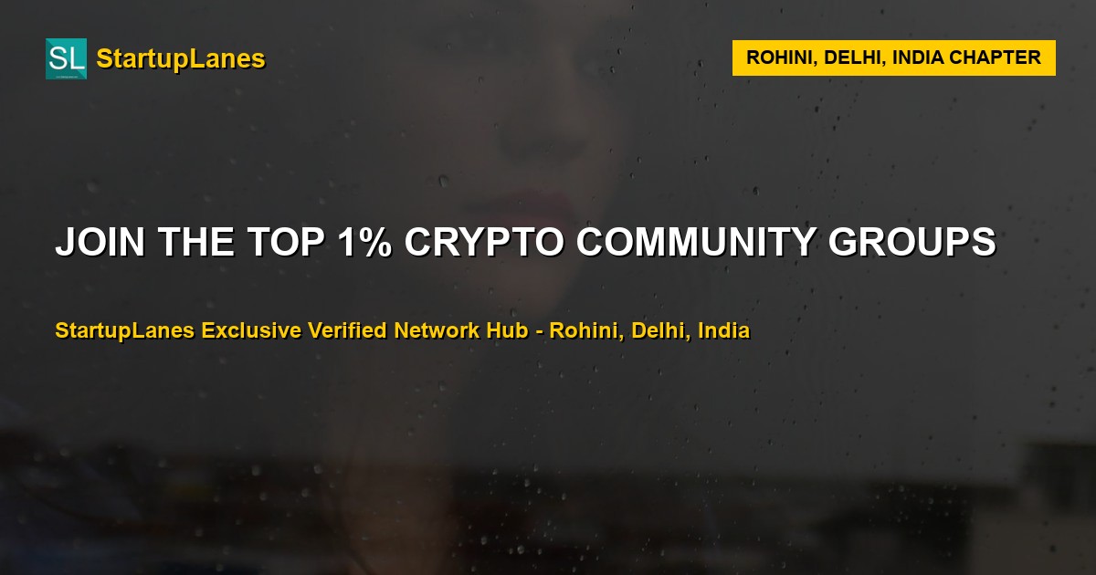 Crypto WhatsApp Groups in Rohini