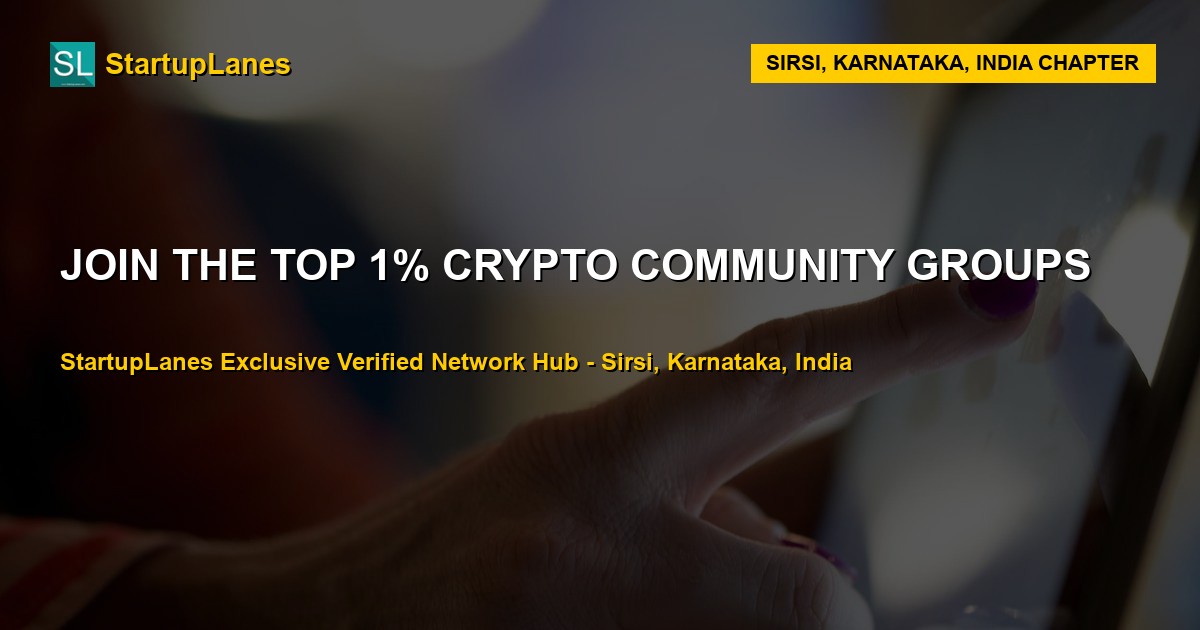 Crypto WhatsApp Groups in Sirsi
