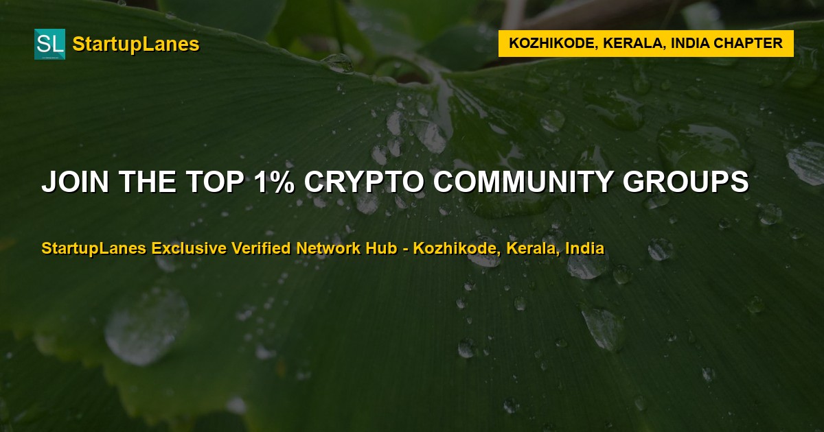 Crypto WhatsApp Groups in Kozhikode