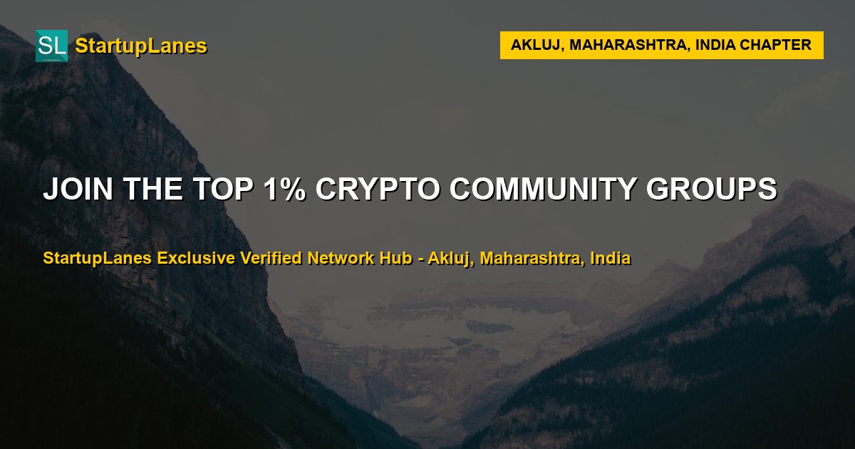 Crypto WhatsApp Groups in Akluj