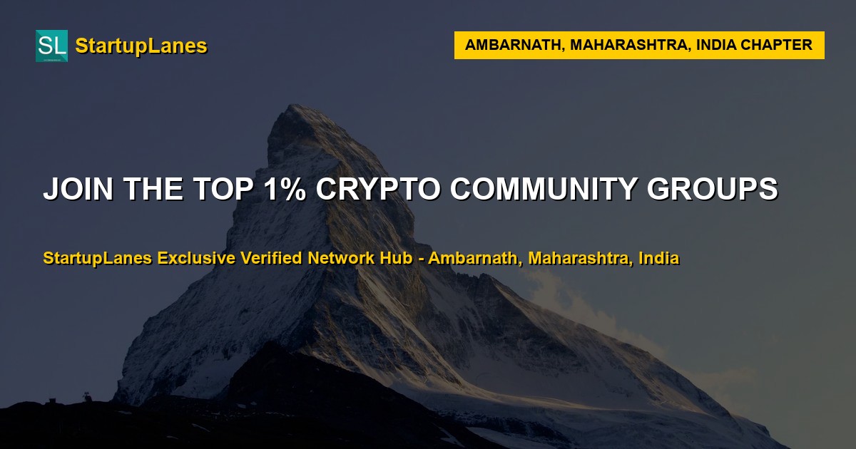 Crypto WhatsApp Groups in Ambarnath