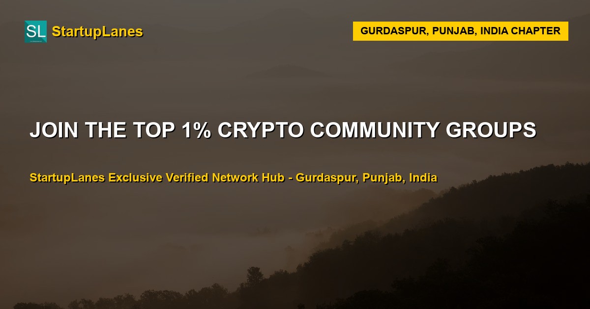 Crypto WhatsApp Groups in Gurdaspur