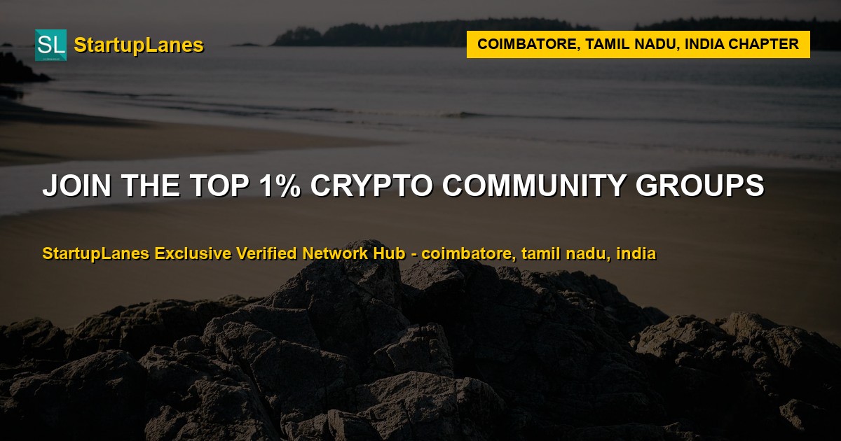 Crypto WhatsApp Groups in Coimbatore