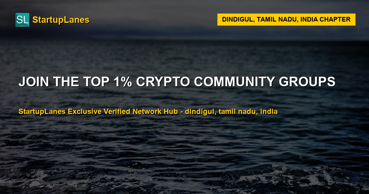 Crypto WhatsApp Groups in Dindigul