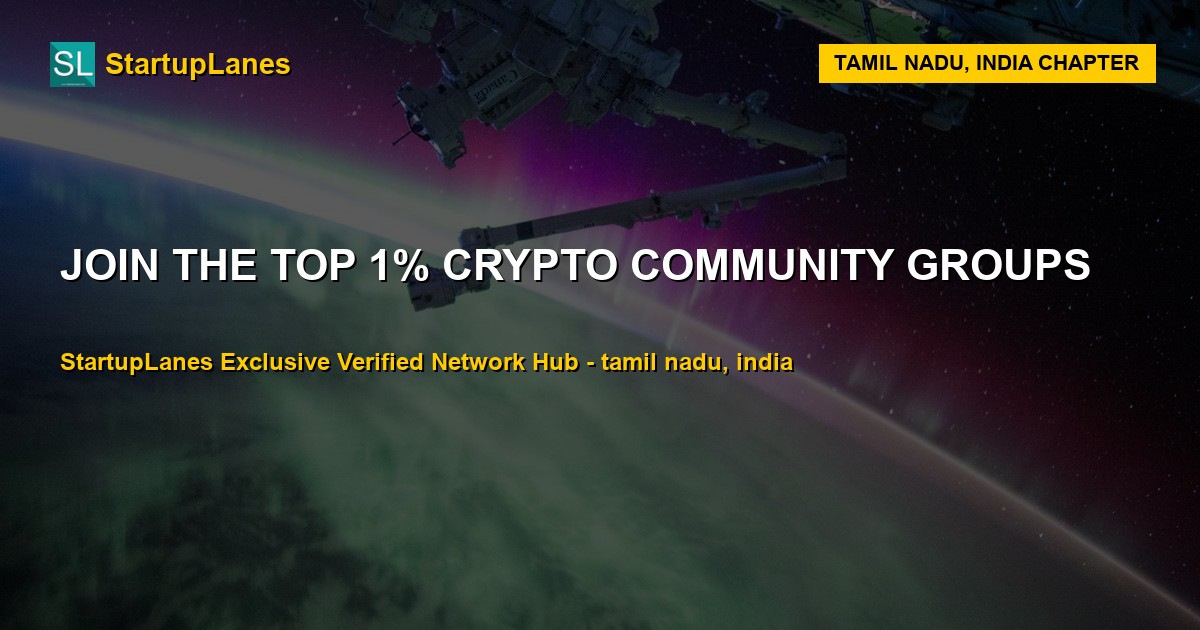Crypto WhatsApp Groups in Tamil Nadu